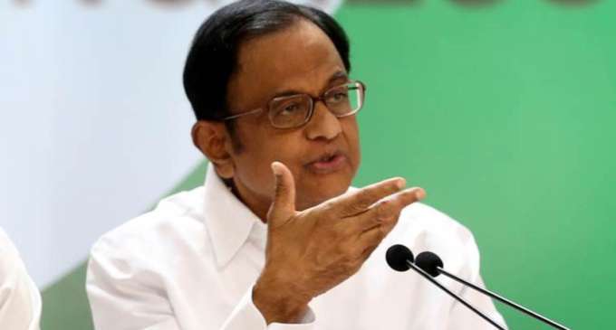 Tired of listening to PM beat his own trumpet on Pak: Chidambaram