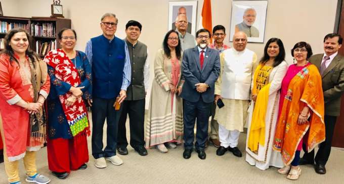 Hindi Club of Illinois welcomes CG Sudhakar Dalela