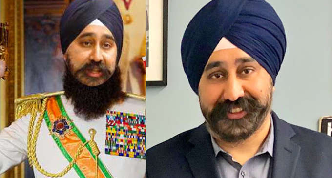 Photoshopped image shows Sikh Mayor as Arab dictator