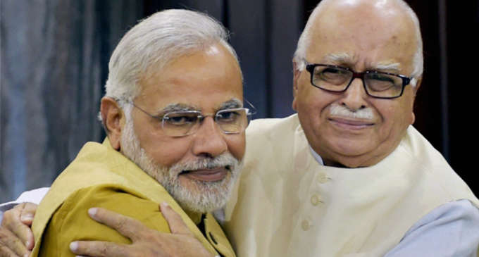 Advani congratulates Modi for BJP’s ‘unprecedented’ poll victory, praises Shah