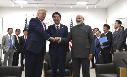 PM Modi, Trump, Abe hold trilateral meeting; discuss Indo-Pacific, connectivity