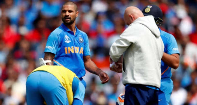 Shikhar Dhawan fractures left thumb, World Cup participation in doubt