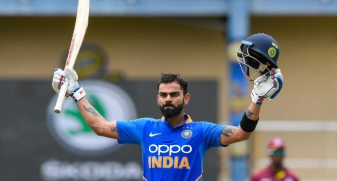 Kohli, Bhuvneshwar hand India lead in three-match ODI series against Windies