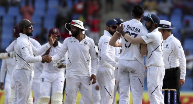 India win first Test against West Indies by 318 runs ...