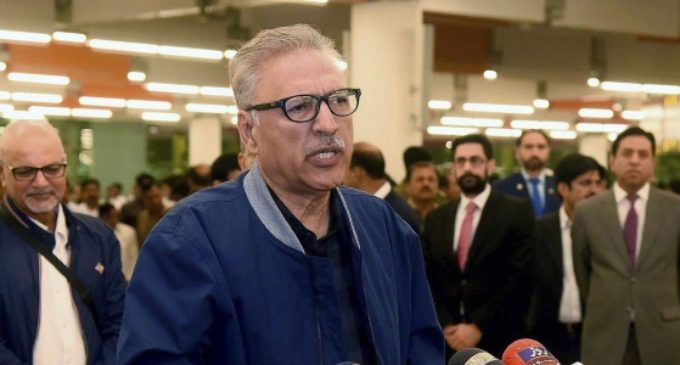 ‘Kashmiris and Pakistanis are one’, says Pakistan President Alvi