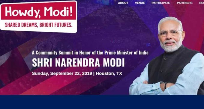 ‘Howdy, Modi’ event in Houston sold out, over 50,000 people register