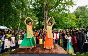 Children performing at Independence Day Function