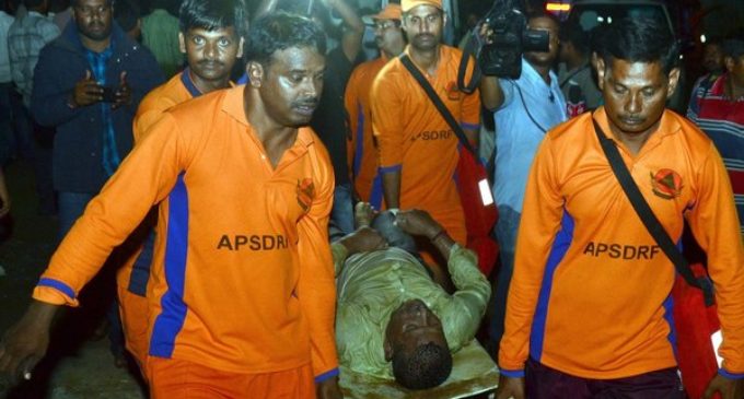 8 dead, 25 missing as boat carrying tourists capsizes in river in AP