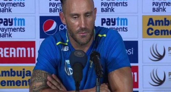 Desperate du Plessis won’t mind sending ‘someone else’ to end toss losing streak