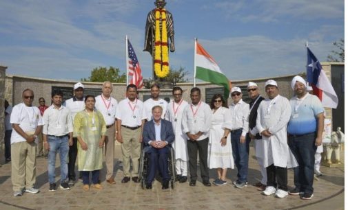 Gandhi Jayanti celebrated in Texas