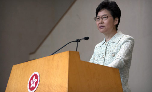 Hong Kong’s leader: Territory not becoming a police state