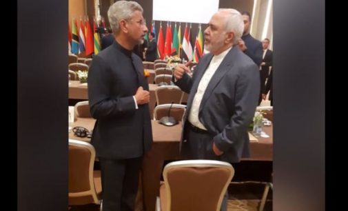 Jaishankar meets Iranian counterpart Javad Zarif
