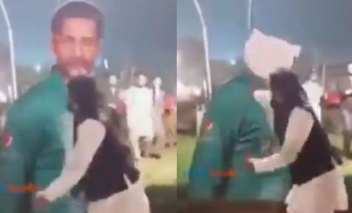Pak fan destroys Sarfaraz’s hoarding post loss against SL