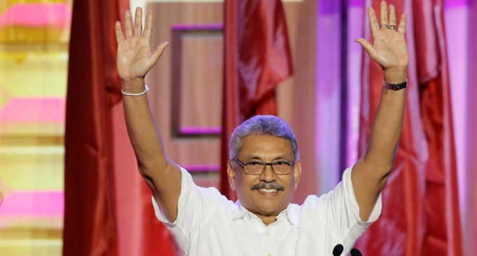 After win, Gotabaya says he is President of all Sri Lankans