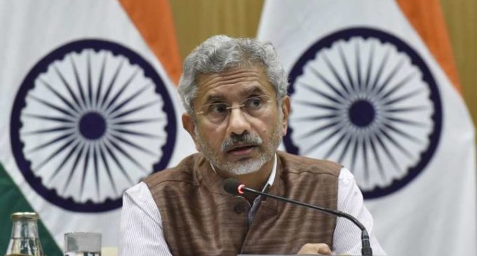 Foreign minister Jaishankar to visit the Netherlands from Saturday