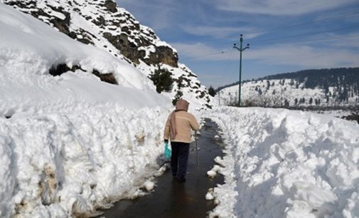 Higher reaches of J-K witness fresh snowfall