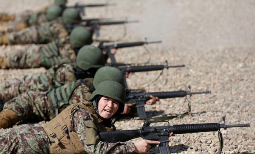 India training Afghan Army women officers on military ops