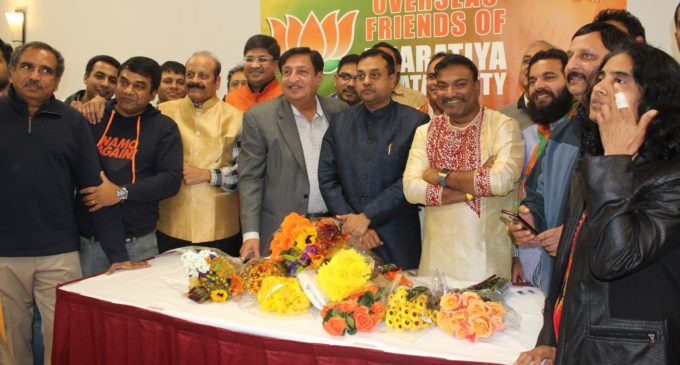 BJP spokesperson Patra addresses Indian diaspora in Bay Area 