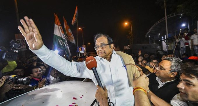 Happy to breath air of freedom: Chidambaram