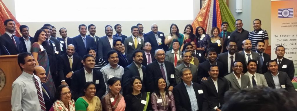 IAGB and community members with Ambassador Shringla and guests