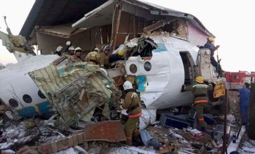 Plane with 100 on board crashes in Kazakhstan