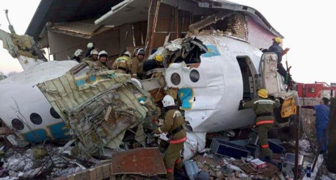Plane with 100 on board crashes in Kazakhstan