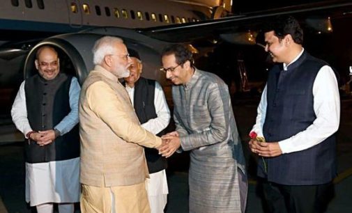 Uddhav Thackeray meets Modi for first time after becoming CM