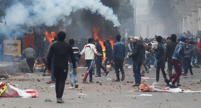 Violence during protest against amended citizenship law in Delhi’s Seelampur area