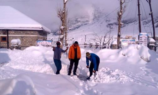 Fresh snowfall in higher reaches of Himachal Pradesh