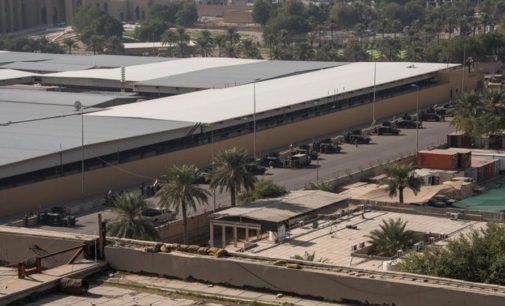 Three rockets hit near US embassy in Baghdad: security sources