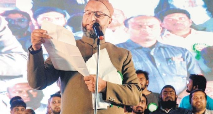 Will be arrested at Hyd airport if I say I want to visit Kashmir: Owaisi