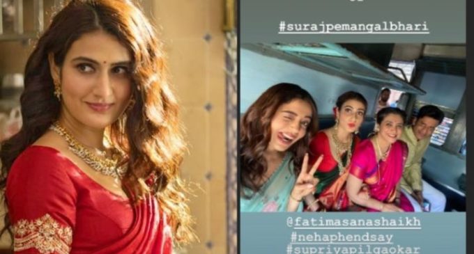 Fatima Sana Shaikh nails Marathi look in ‘Suraj Pe Mangal Bhari’
