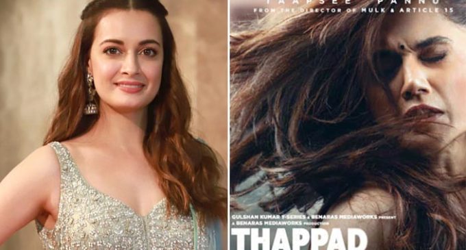Love my role in Thappad: Dia