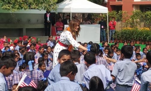 Melania’s date with Delhi school that ‘inspired’ her