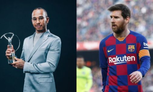 Messi and Hamilton share Laureus World Sportsman of Year honour, Biles gets third award
