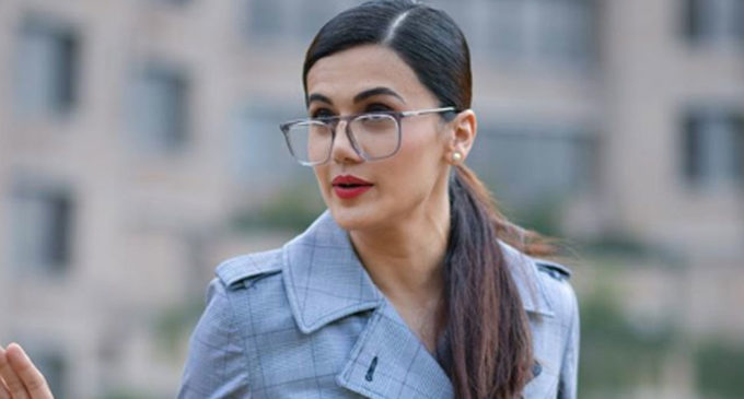 Slap out of love, is aggression: Taapsee