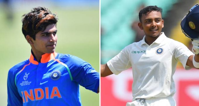There is no fight for spot with Prithvi: Shubman