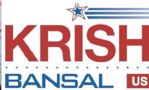 Krishna Bansal got support for his Congressional bid