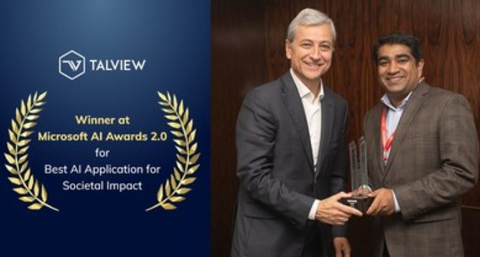 AI Recruitment Startup Talview Wins The ‘Best AI Application for Societal Impact’