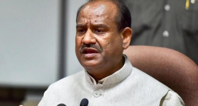 COVID-19 fund: LS Speaker donates one month’s salary