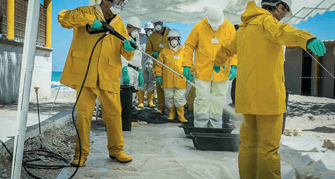Centre issues guidelines for public places’ decontamination