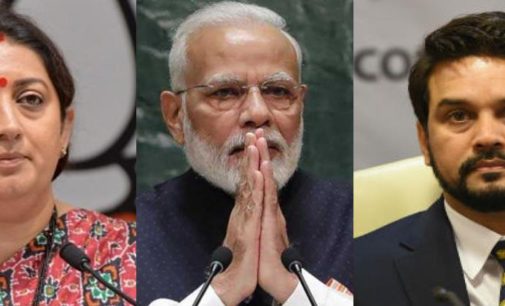 Irani, Thakur among ministers who retweeted PM’s post