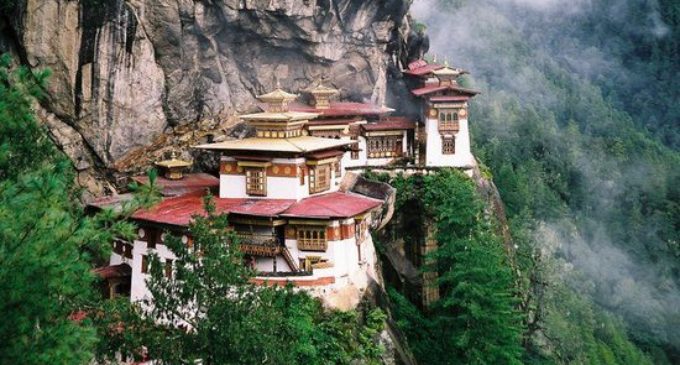 Bhutan: Also known as Shangrila