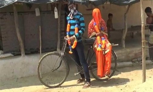 Groom cycles 100 kms to get married in UP district