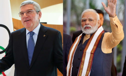 IOC president thanks PM Modi for support to Olympics