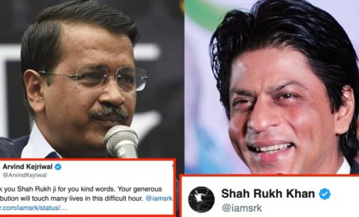 Kejriwal appreciates SRK’s efforts, actor says he’s always there for Delhi