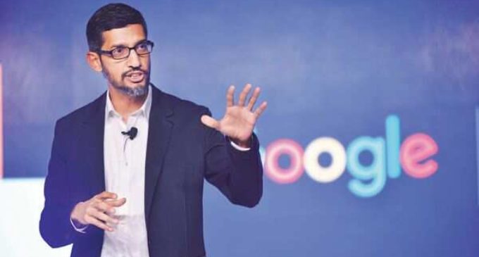 Sundar Pichai donates Rs 5 crore to Give India