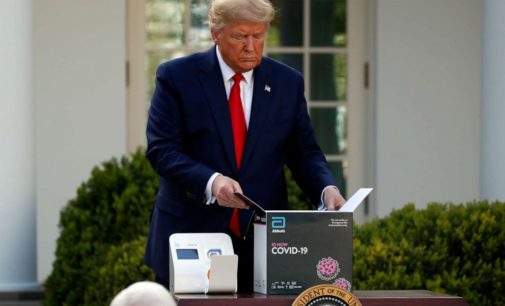 Trump again tests negative for COVID-19: White House