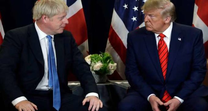 Trump offers help to treat ailing UK PM