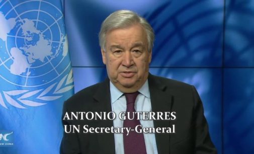 UN chief stresses importance of multilateralism amid COVID-19 pandemic